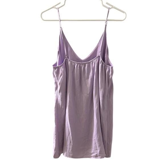 Tobi Light Purple Spaghetti Strap Sleeveless Tunic Blouse Size Large - Picture 2 of 9